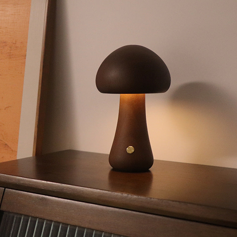 Cute Mushroom LED Night Light with Touch Control