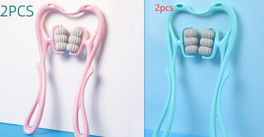 6-Wheel Manual Neck Massager & Tension Reliever