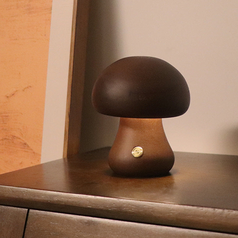 Cute Mushroom LED Night Light with Touch Control