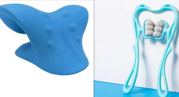 6-Wheel Manual Neck Massager & Tension Reliever