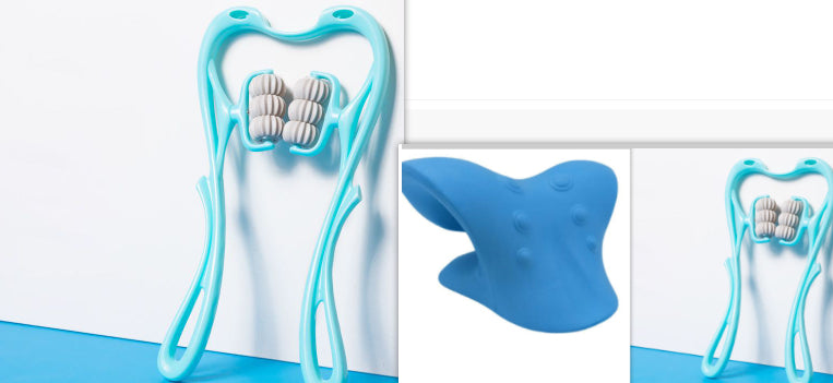 6-Wheel Manual Neck Massager & Tension Reliever