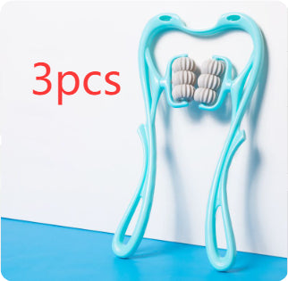 6-Wheel Manual Neck Massager & Tension Reliever
