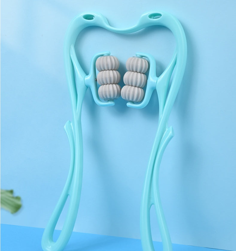 6-Wheel Manual Neck Massager & Tension Reliever
