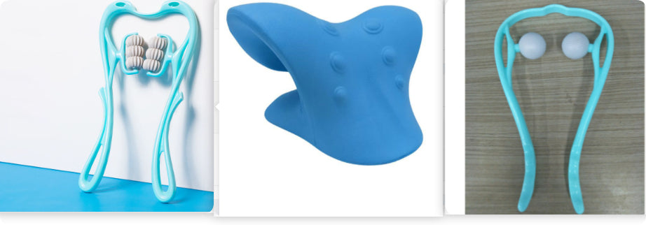 6-Wheel Manual Neck Massager & Tension Reliever
