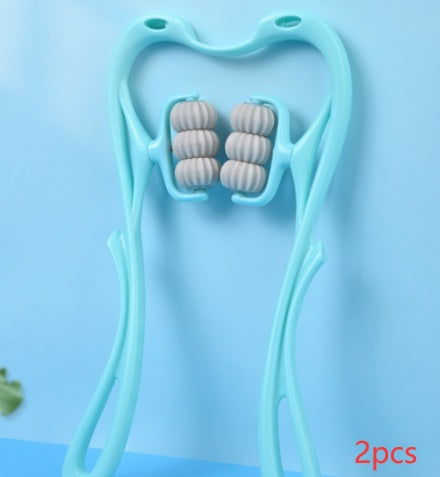 6-Wheel Manual Neck Massager & Tension Reliever